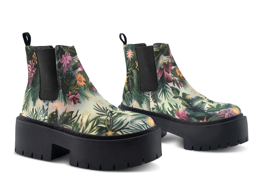Eden Tangle Platform Chelsea Boots