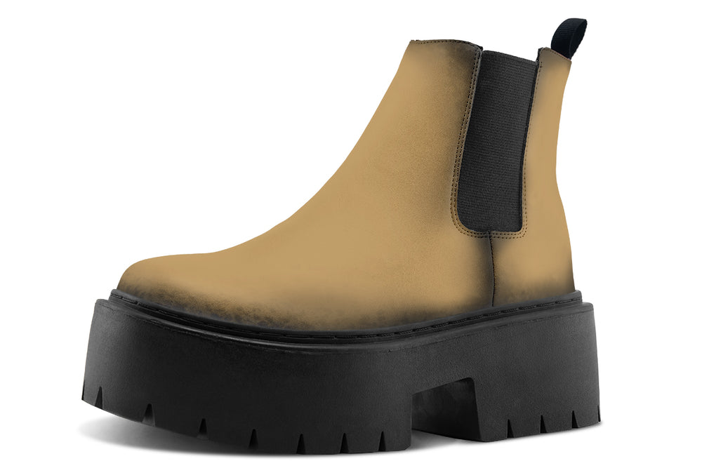 Elder Hide Platform Chelsea Boots