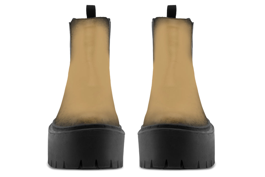 Elder Hide Platform Chelsea Boots