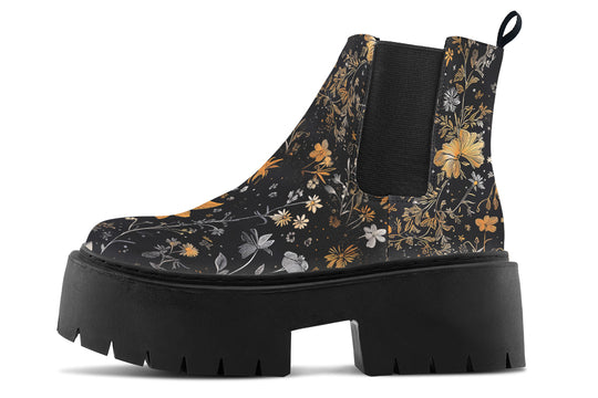 Emberblossom Platform Chelsea Boots