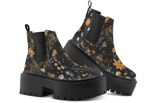 Emberblossom Platform Chelsea Boots