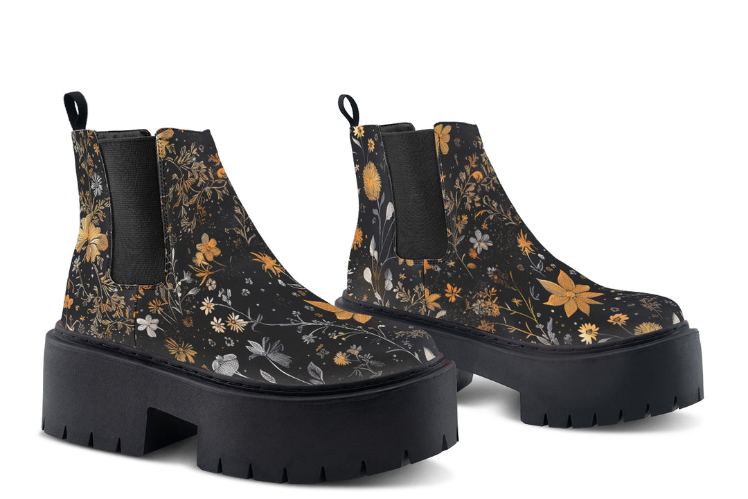 Emberblossom Platform Chelsea Boots