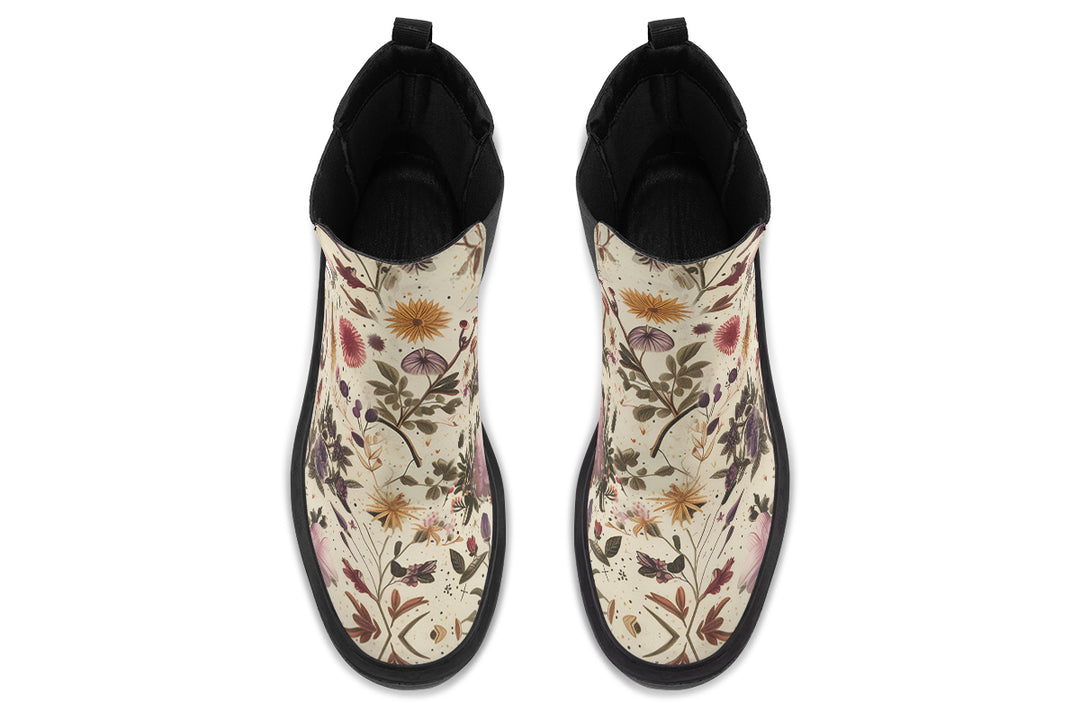 Enchanted Blossoms Platform Chelsea Boots