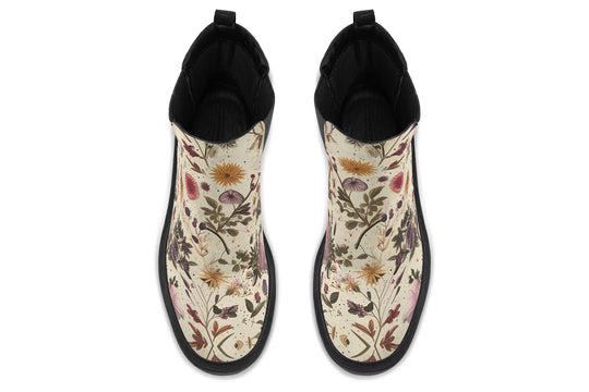 Enchanted Blossoms Platform Chelsea Boots