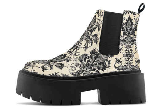 Faded Regal Platform Chelsea Boots