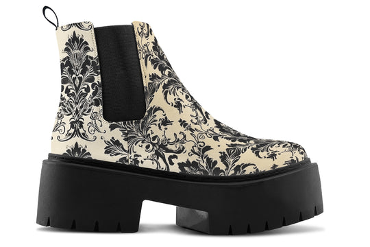 Faded Regal Platform Chelsea Boots