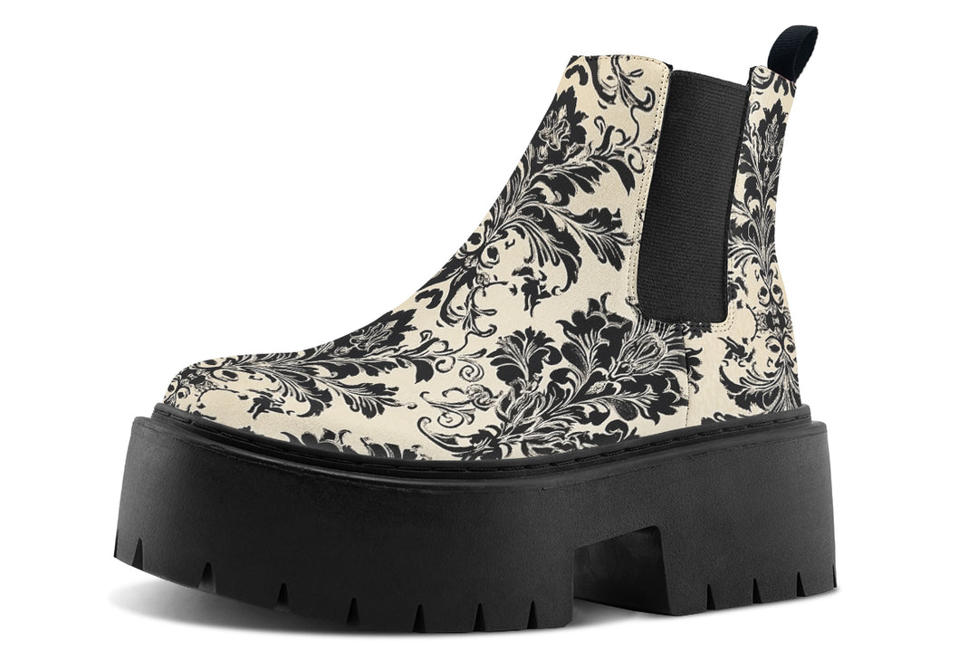 Faded Regal Platform Chelsea Boots