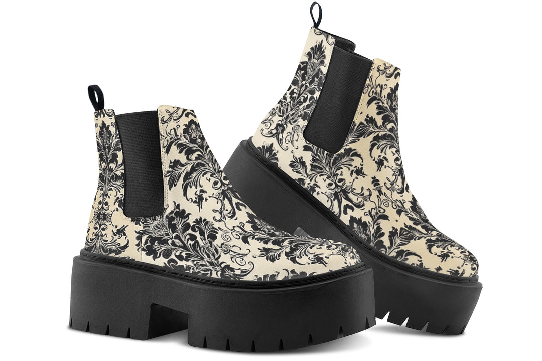 Faded Regal Platform Chelsea Boots
