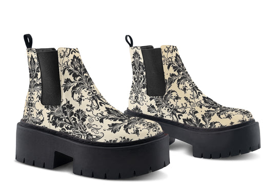 Faded Regal Platform Chelsea Boots
