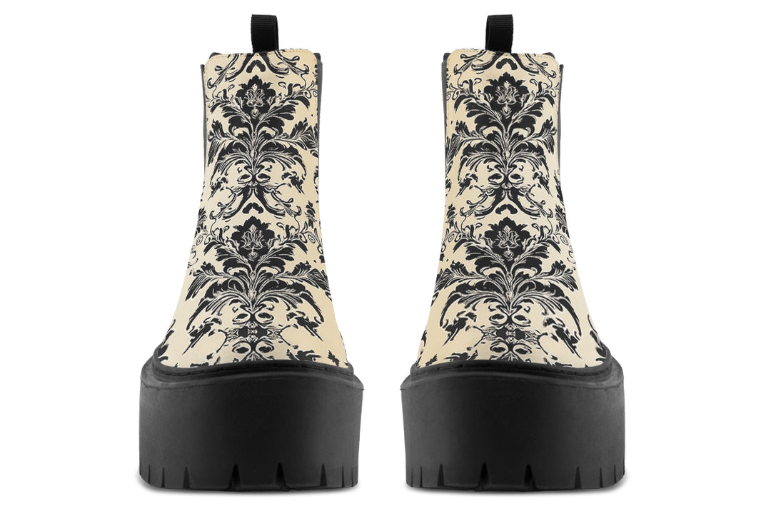Faded Regal Platform Chelsea Boots