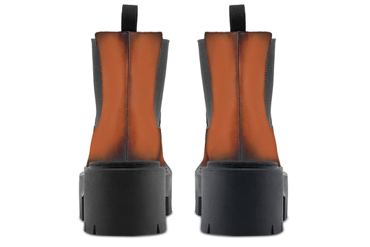 Fire-Forged Platform Chelsea Boots