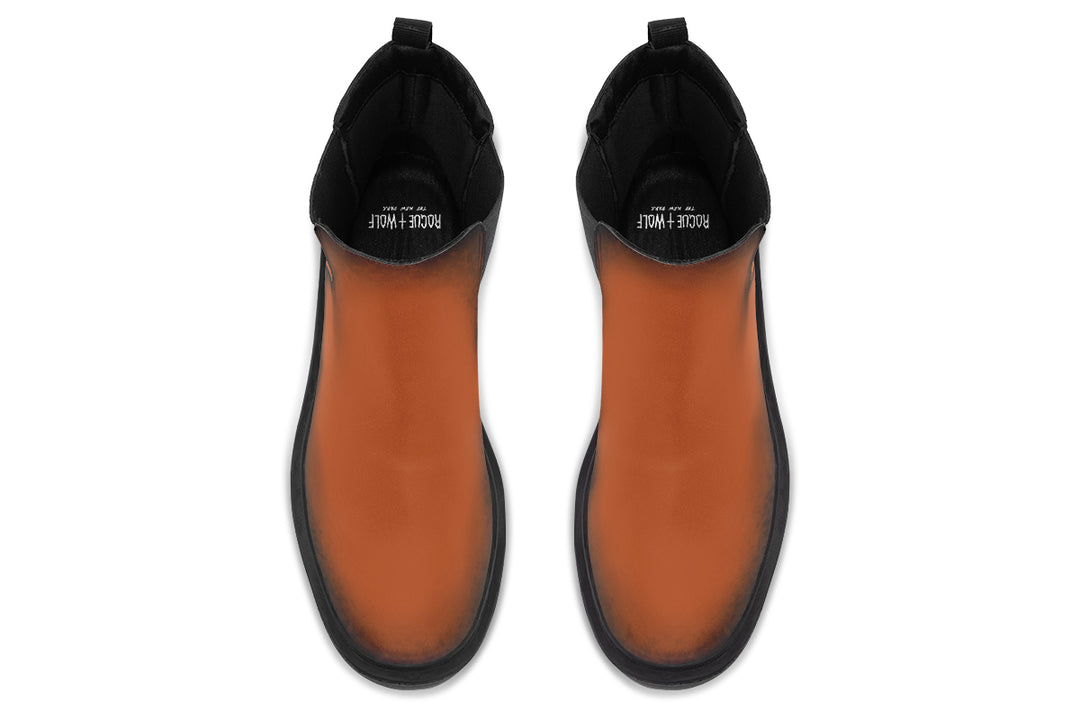 Fire-Forged Platform Chelsea Boots