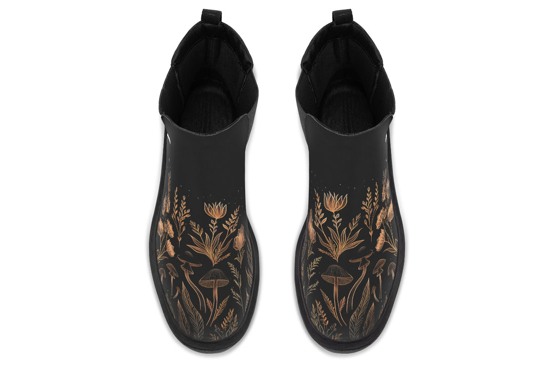 Folium Obscura Platform Chelsea Boots
