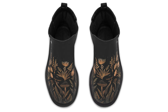 Folium Obscura Platform Chelsea Boots