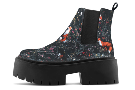 Fox Den Platform Chelsea Boots