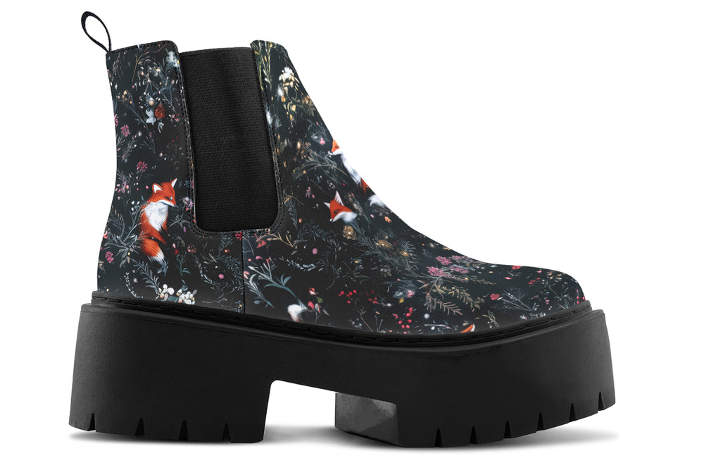 Fox Den Platform Chelsea Boots