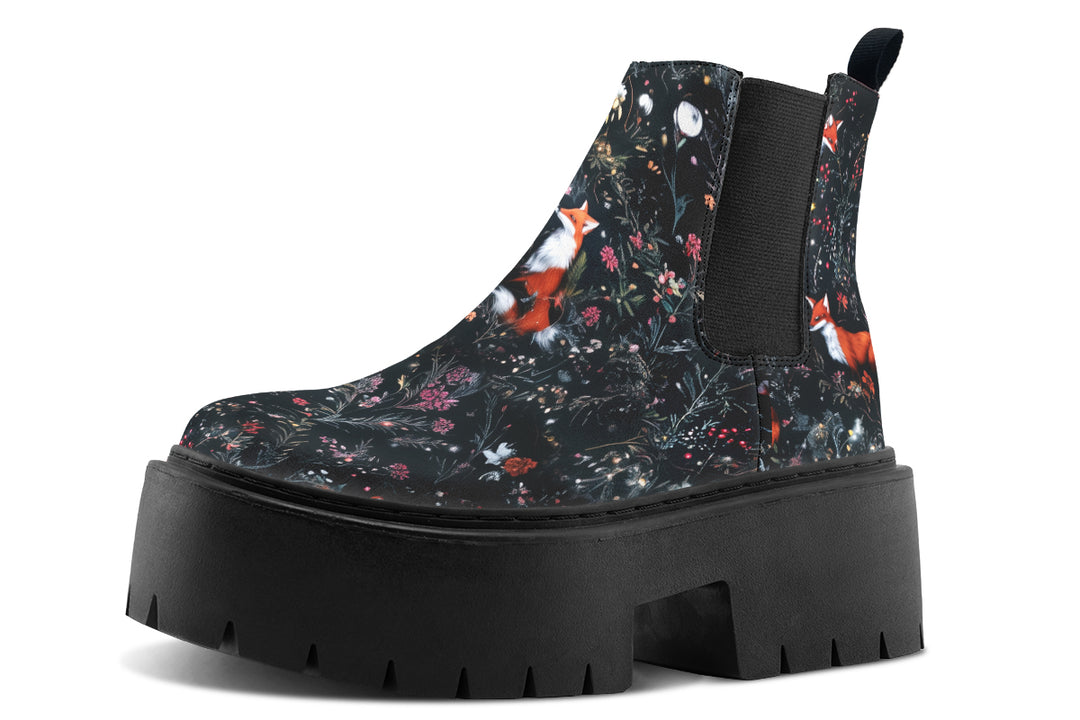 Fox Den Platform Chelsea Boots