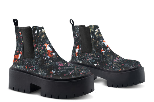 Fox Den Platform Chelsea Boots