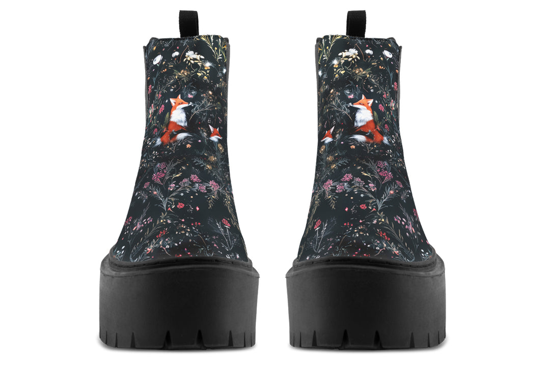 Fox Den Platform Chelsea Boots