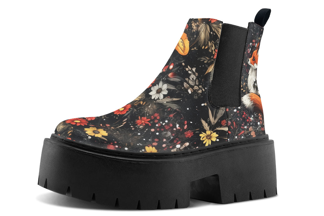 Fox Spirit Platform Chelsea Boots