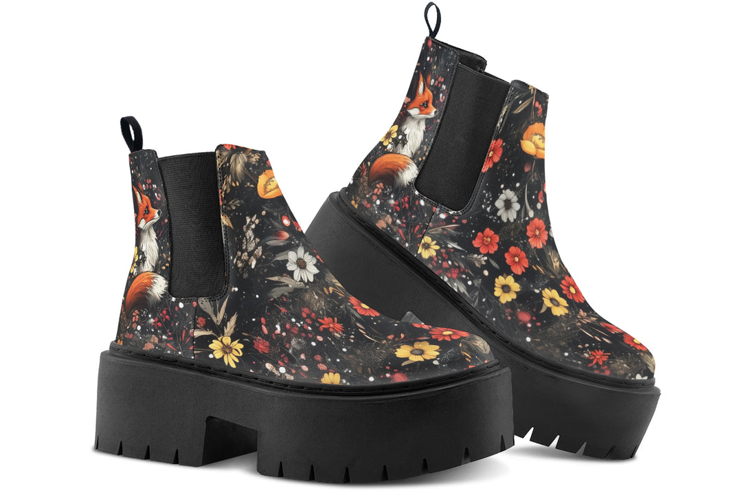 Fox Spirit Platform Chelsea Boots