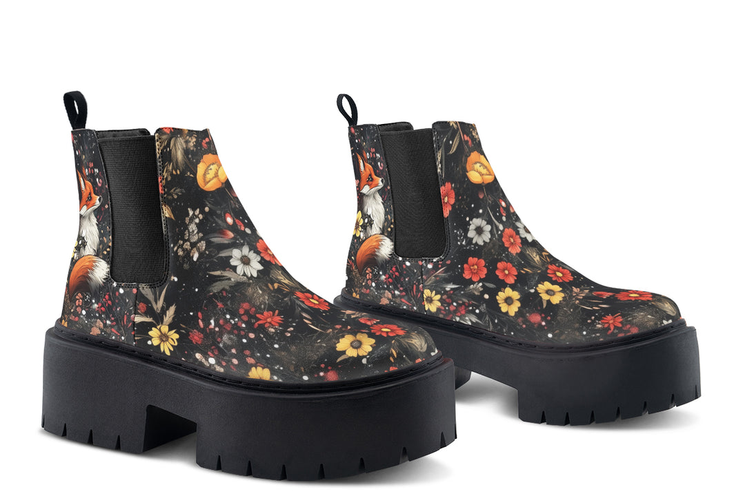 Fox Spirit Platform Chelsea Boots