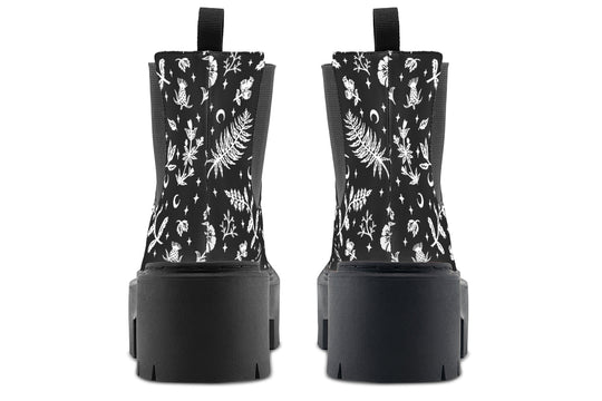 Green Witch Platform Chelsea Boots