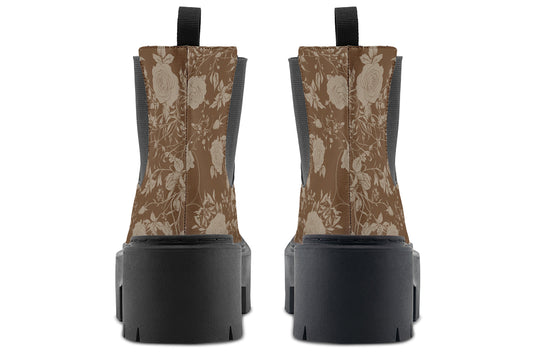 Hazel Rose Romance Platform Chelsea Boots