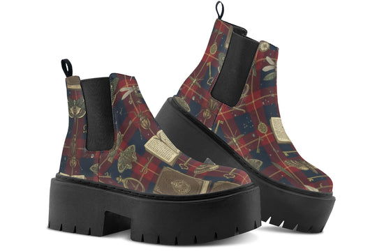 Hidden Volume Platform Chelsea Boots