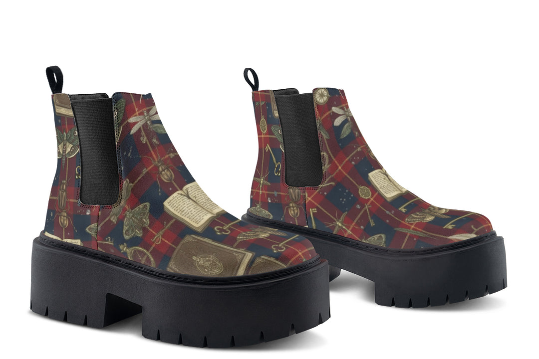 Hidden Volume Platform Chelsea Boots