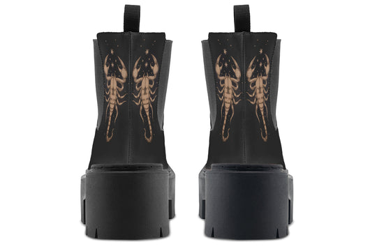 Liber Scorpius Platform Chelsea Boots