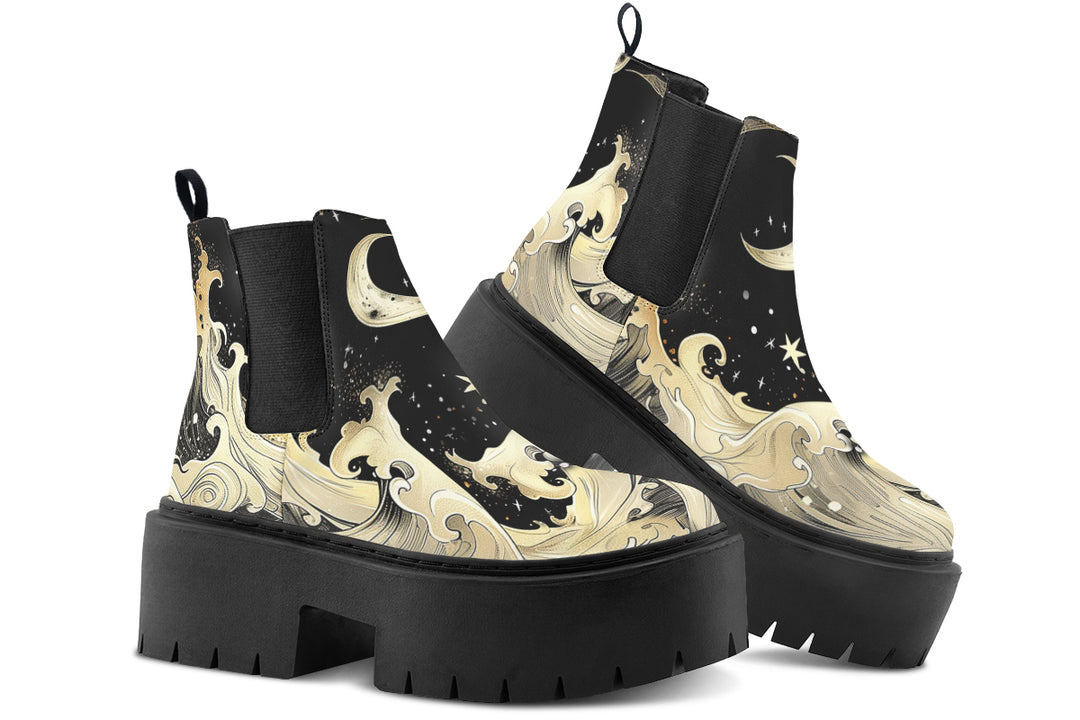 Lunar Tide Platform Chelsea Boots