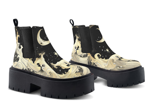 Lunar Tide Platform Chelsea Boots