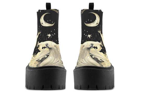 Lunar Tide Platform Chelsea Boots