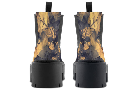 Midnight Maple Platform Chelsea Boots