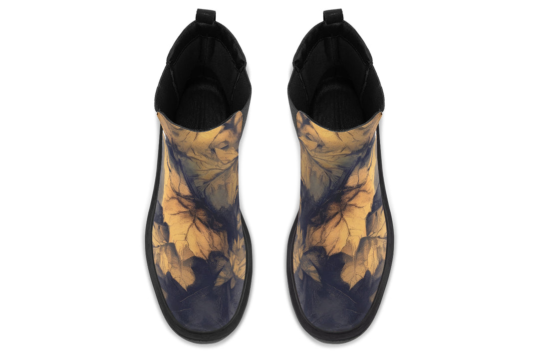 Midnight Maple Platform Chelsea Boots