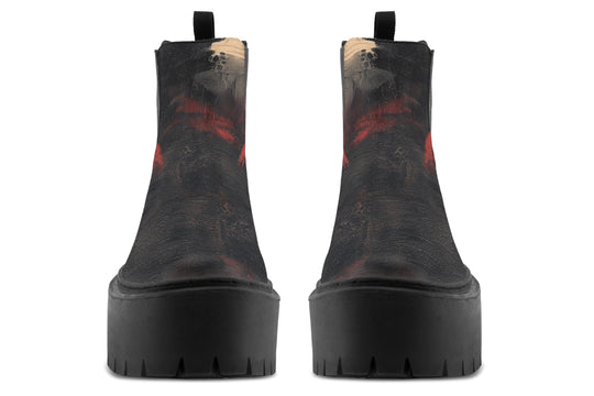Molten Obsidian Platform Chelsea Boots