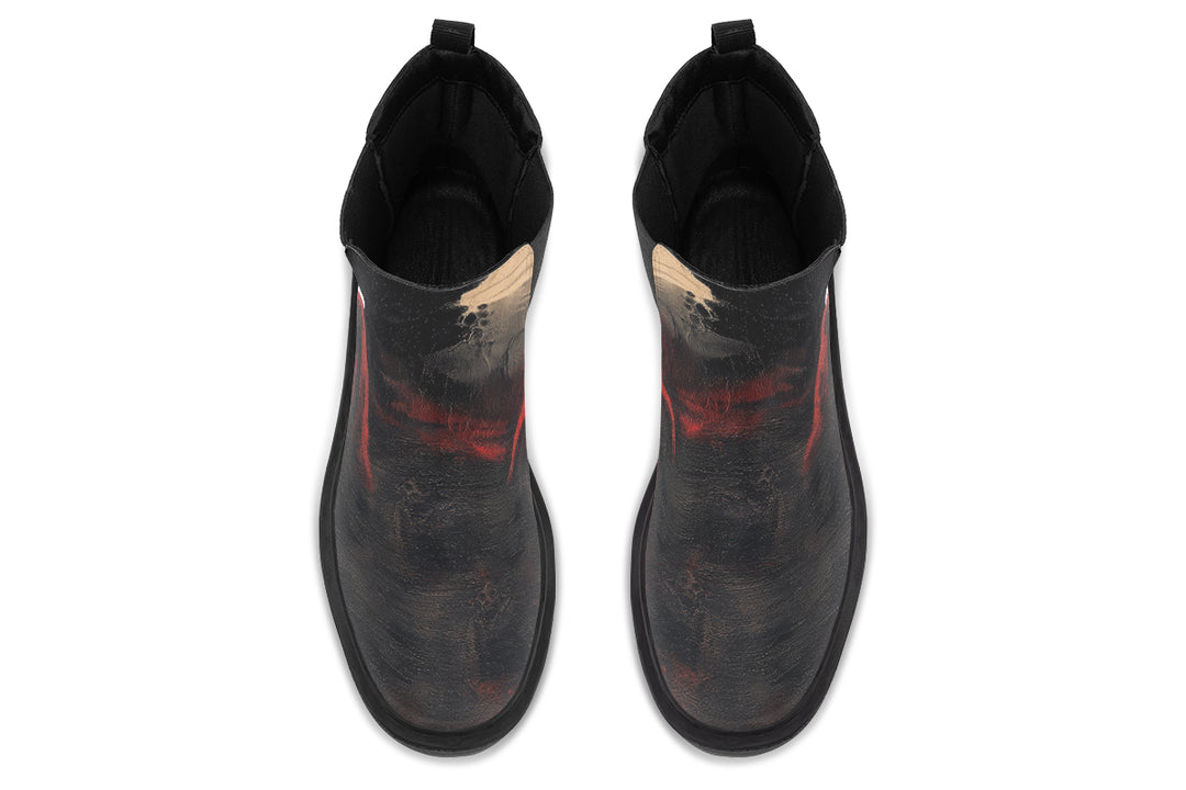 Molten Obsidian Platform Chelsea Boots