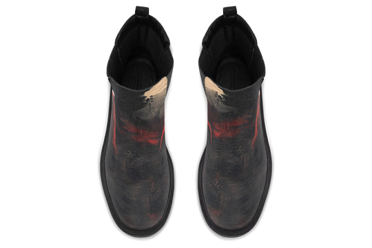 Molten Obsidian Platform Chelsea Boots