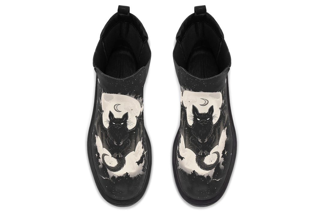 Moonlit Bat Platform Chelsea Boots