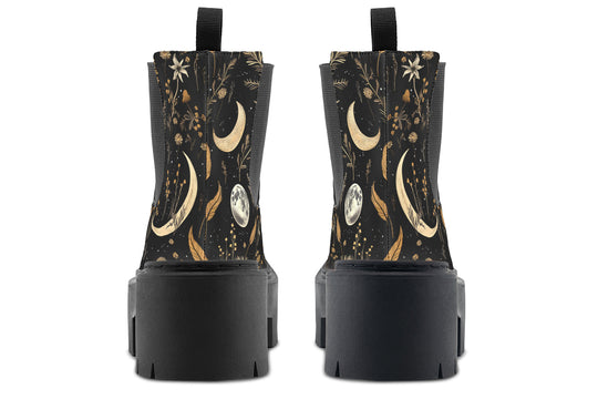 Moonlit Botanica Platform Chelsea Boots