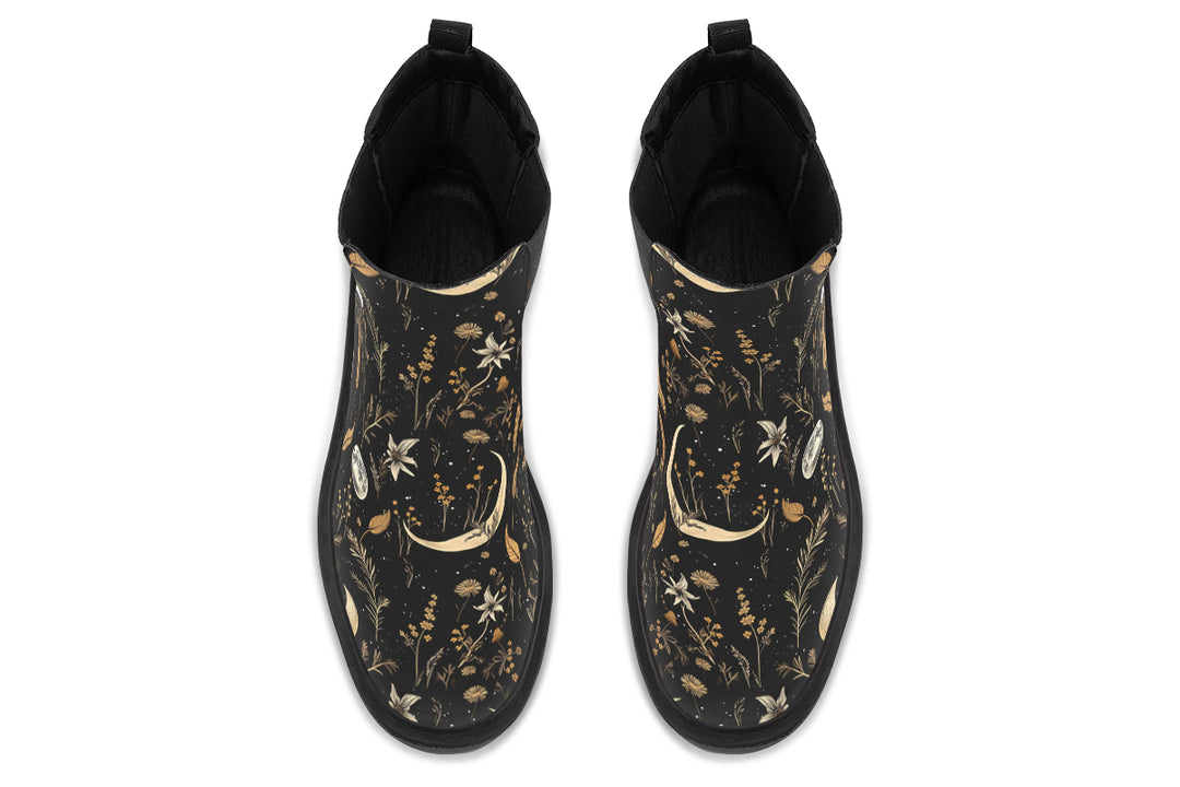 Moonlit Botanica Platform Chelsea Boots