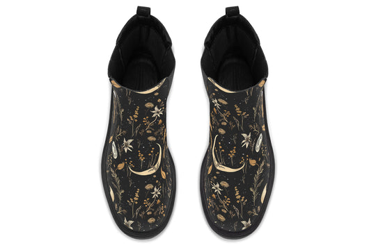 Moonlit Botanica Platform Chelsea Boots