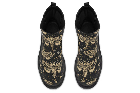 Moth Arcana Platform Chelsea Boots