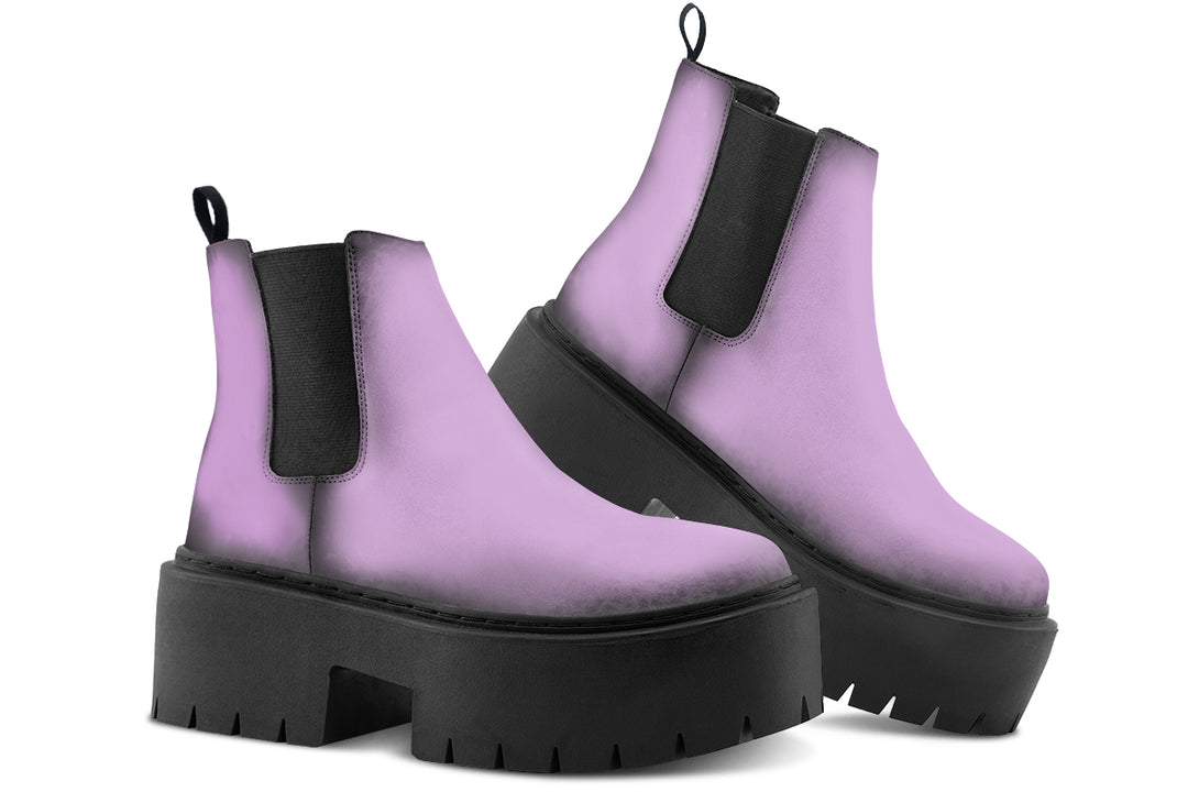 Mystic Dusk Platform Chelsea Boots