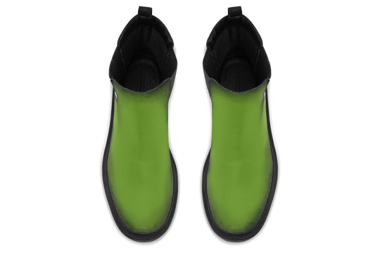 Mystic Moss Platform Chelsea Boots