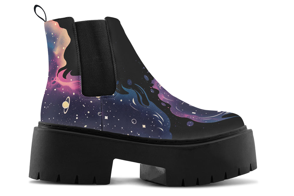 Nebula Platform Chelsea Boots