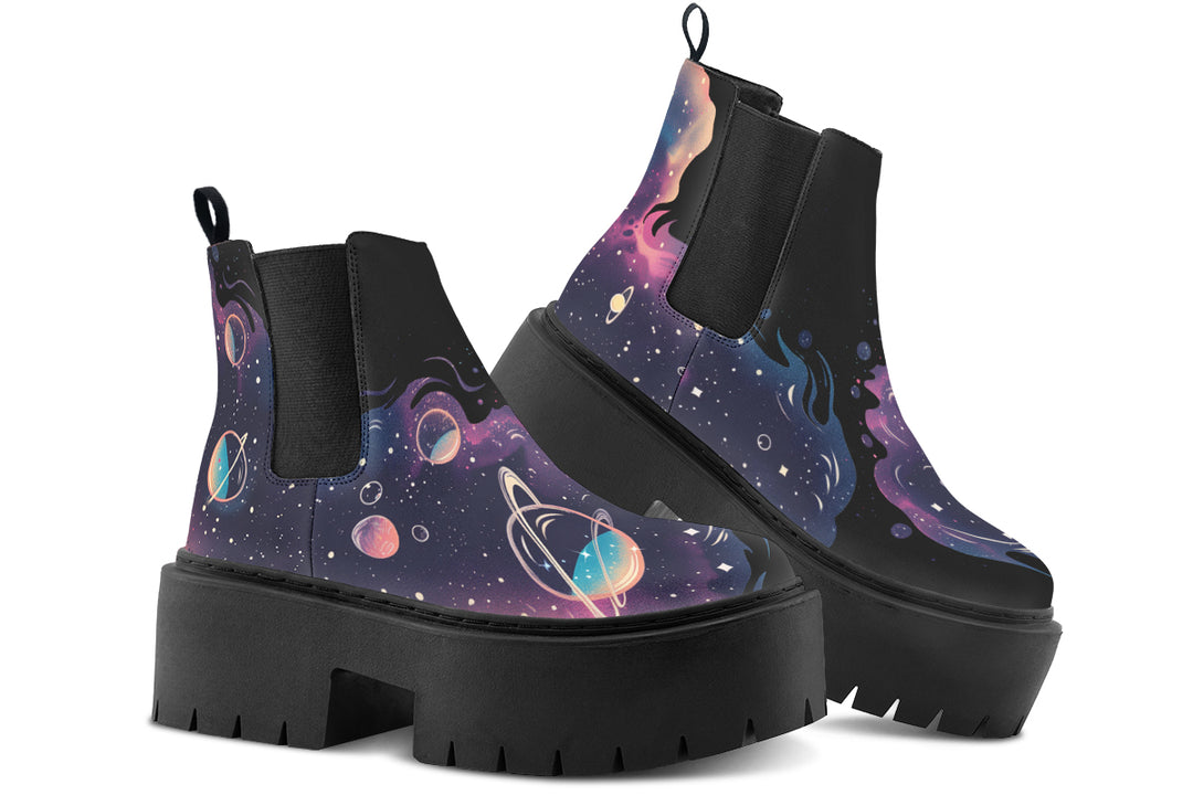 Nebula Platform Chelsea Boots