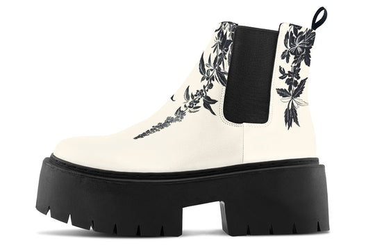 Night Ivy Platform Chelsea Boots