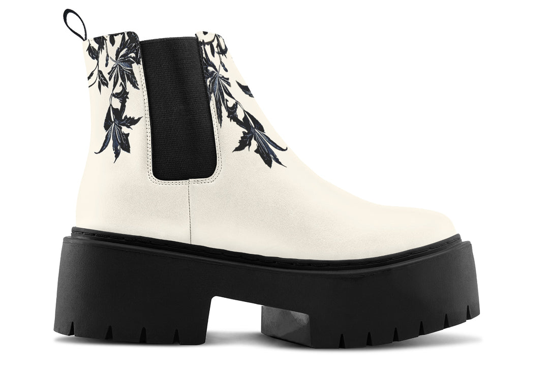 Night Ivy Platform Chelsea Boots